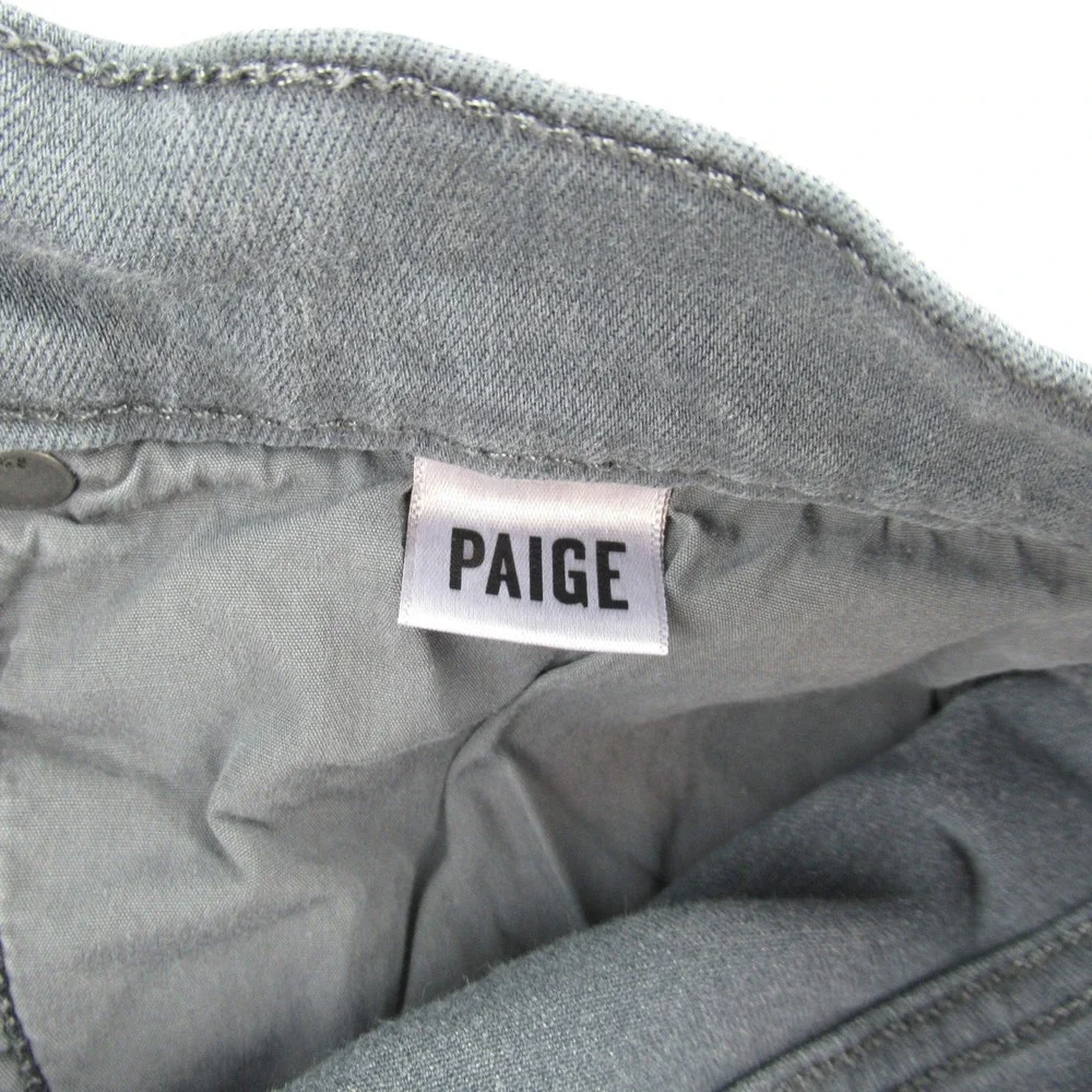 Paige Federal Slim Straight Jeans Mens 34 Deep Lagoon Grey M655799-C221